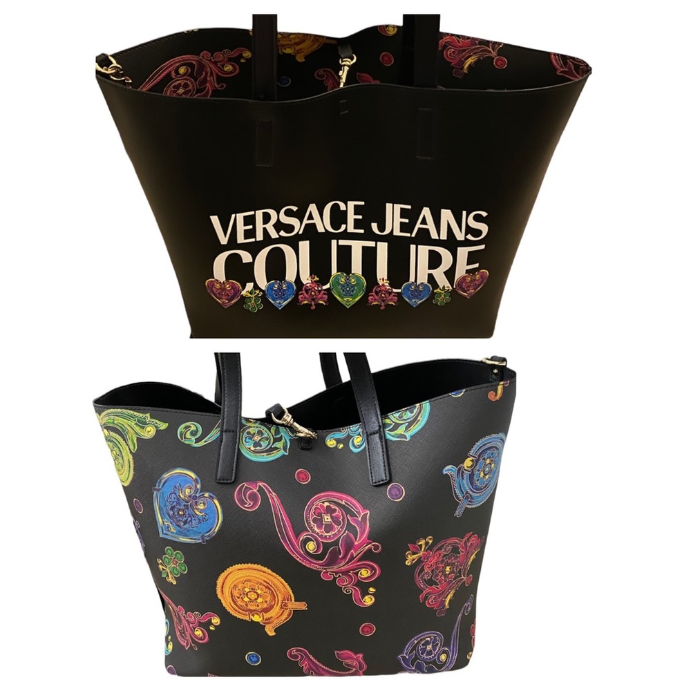 Versace Jeans Couture Reversible Tote & Clutch